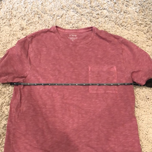 JCREW LIGHT PLUM COLOR POCKET TEE - Picture 4 of 7